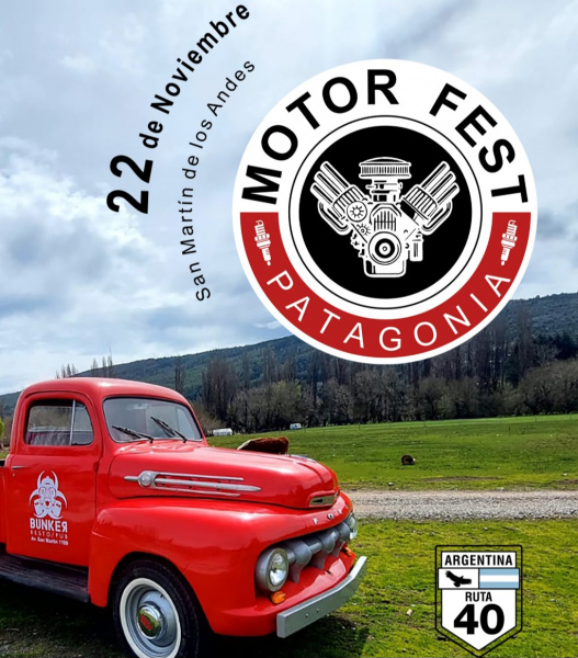 Se viene el Motor Fest Patagonia de autos clásicos y motos custom