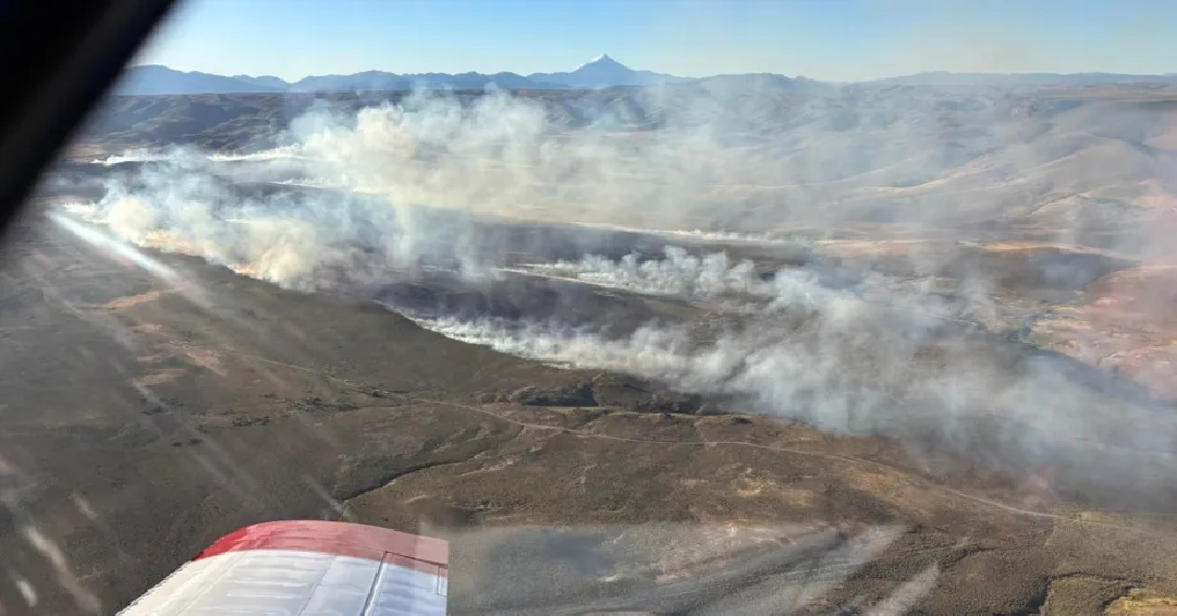 Incendio contenido cerca de Junin de los Andes quemó 700 hectáreas