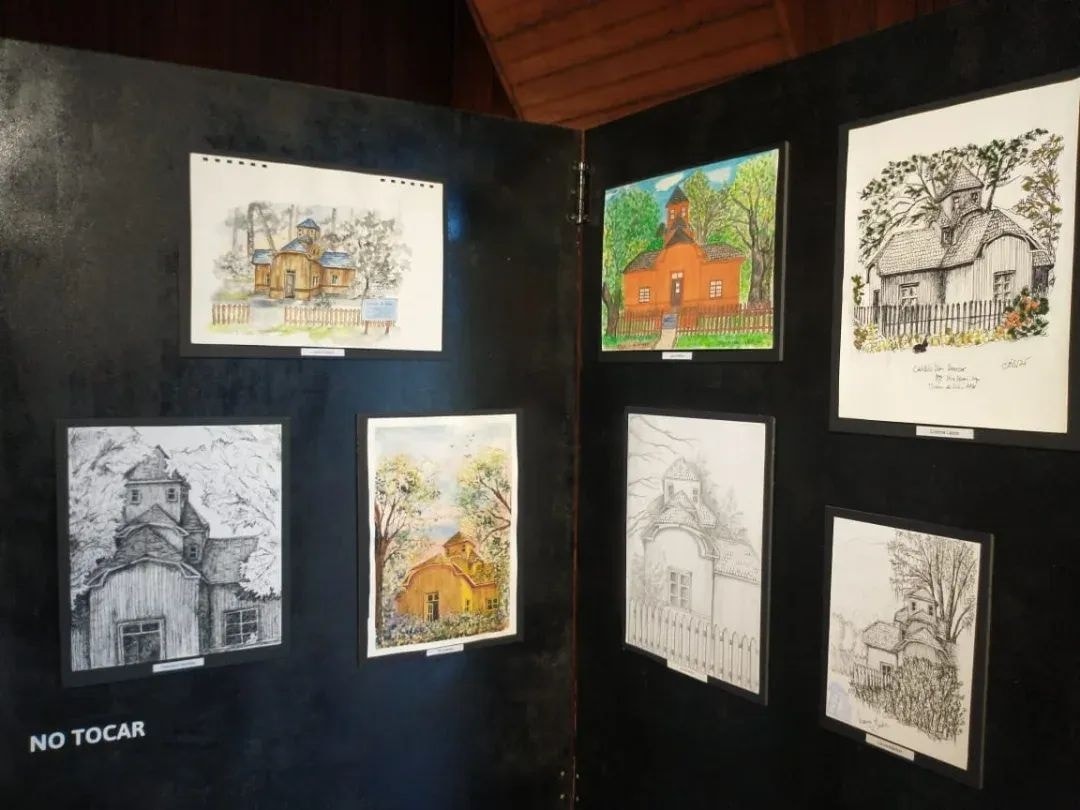 Una muestra de los croquiseros urbanos quedó inaugurada en Hua Hum