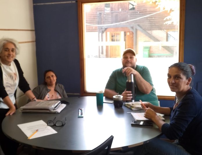 La Subsecretaria de juntas vecinales con el grupo coordinador del consejo de juntas vecinales