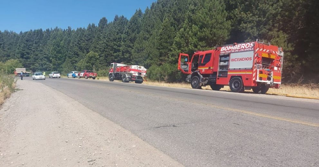 Alerta por incendio forestal en la zona de Cuesta Pío Proto