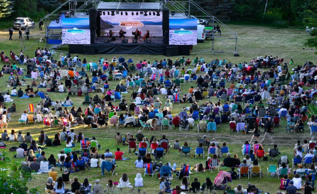 Los jardines del Messidor fueron escenario de un gran concierto