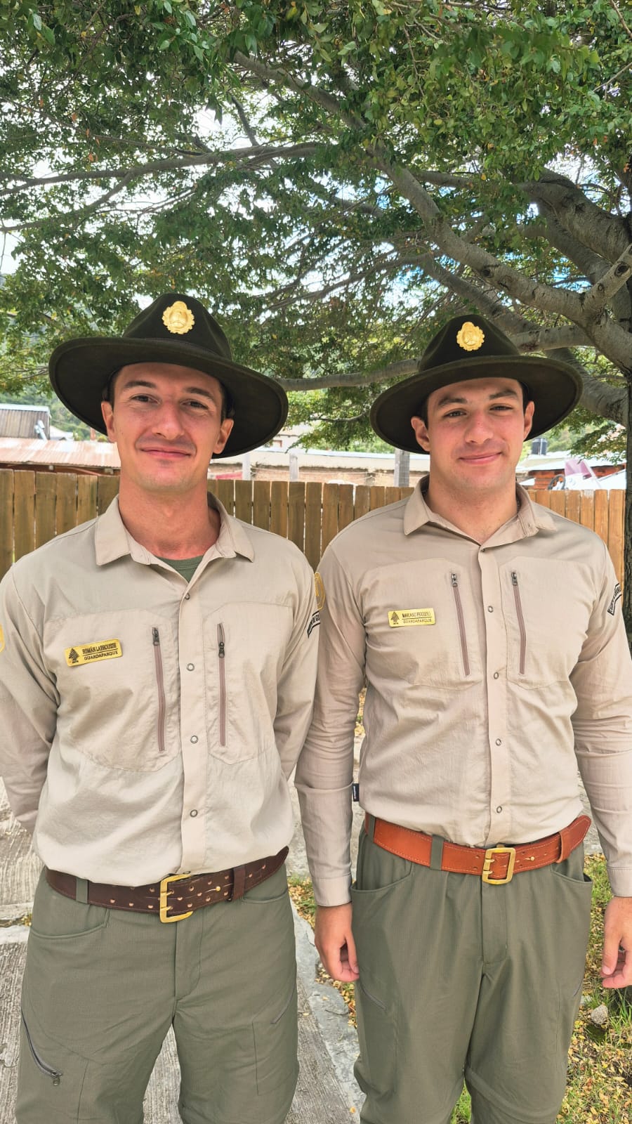 Tres nuevos guardaparques se suman al equipo del Parque Nacional Lanín.