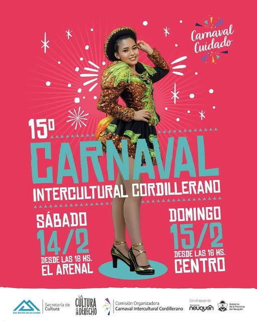 Todo listo para el Carnaval Intercultural Cordillerano 2026