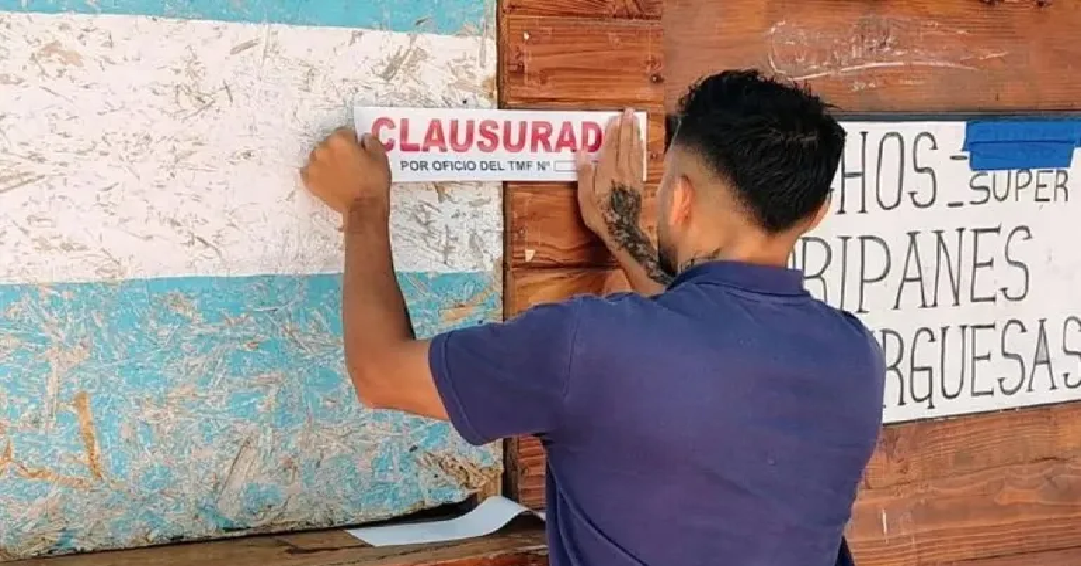 Municipalidad de Villa La Angostura volvió a clausurar puestos comerciales del Camping Lago Correntoso