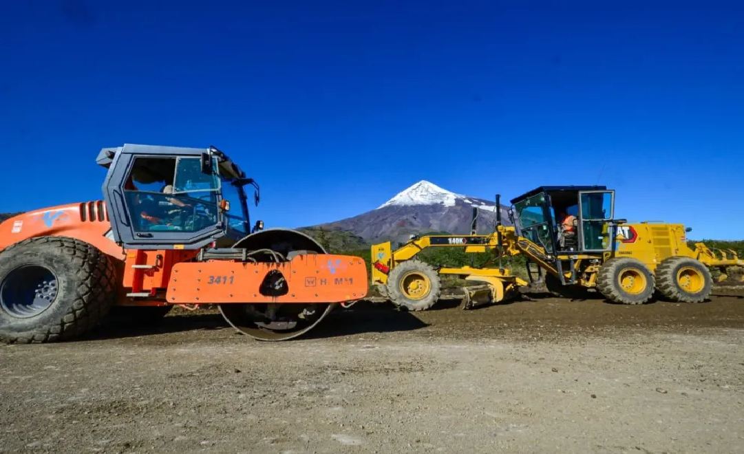 Avanza la pavimentación de la Ruta 60 hasta el Paso Mamuil Malal