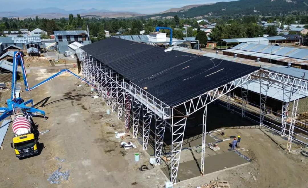 Avanza la primera planta de pellets de biomasa en Junín de los Andes.