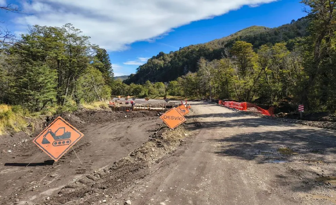 La obra de pavimentación de la Ruta N°60 a Mamuil Malal tiene un 38% de avance