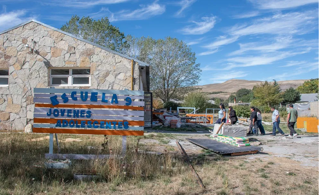 Relevaron mejoras edilicias de escuelas de Junín de los Andes