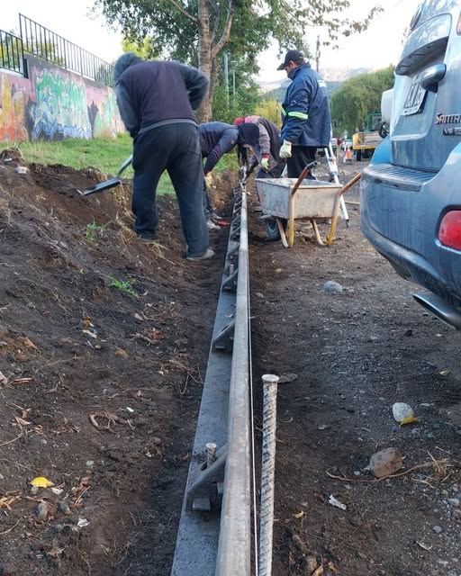 Comenzó la pavimentación de calles en Chacra 4