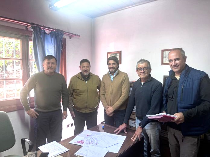 El intendente Saloniti se reunió con el nuevo jefe de la Regional Sur del EPEN