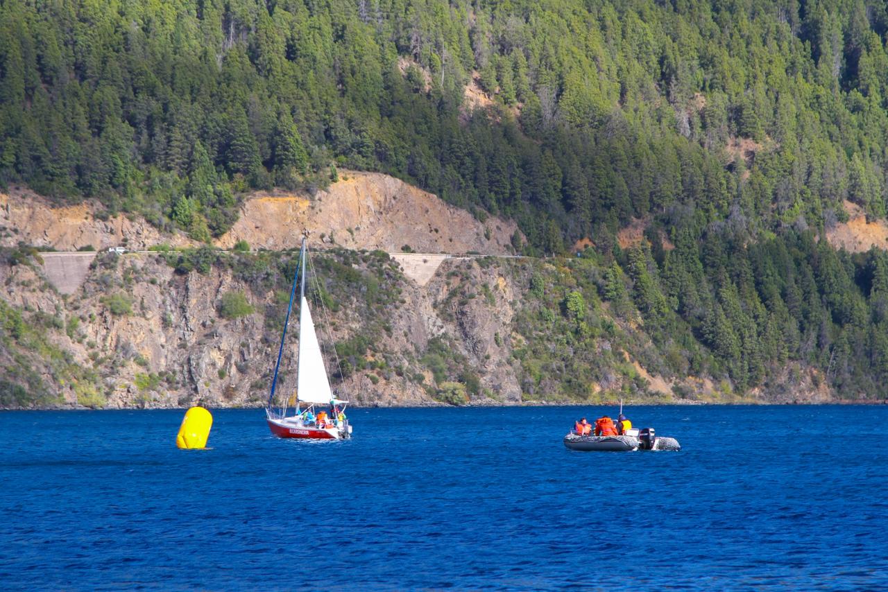 Exitoso bautismo náutico en el Lago Lácar