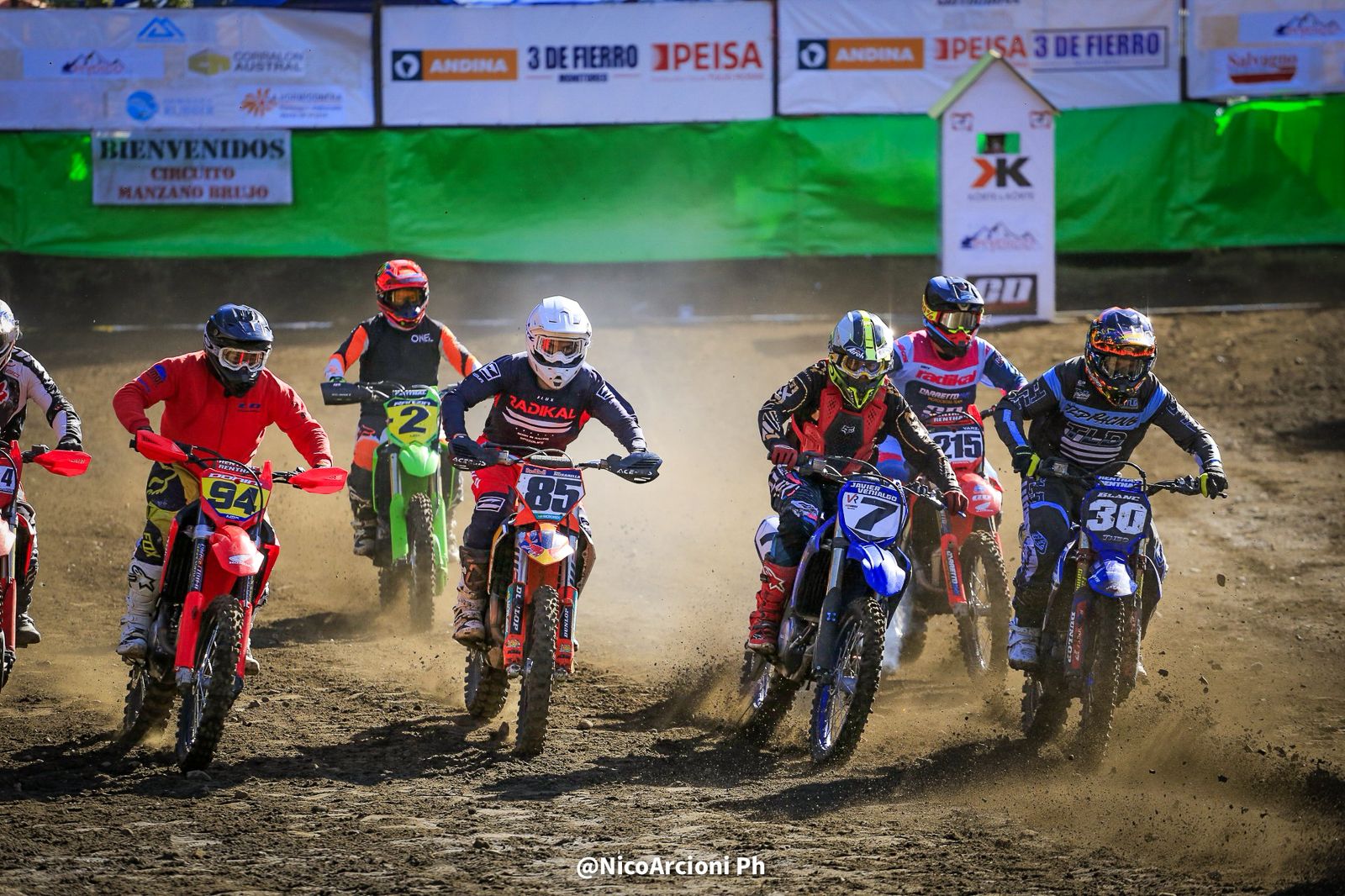 Motocross: Campeonato del Sur de la República en el Circuito Manzano Brujo