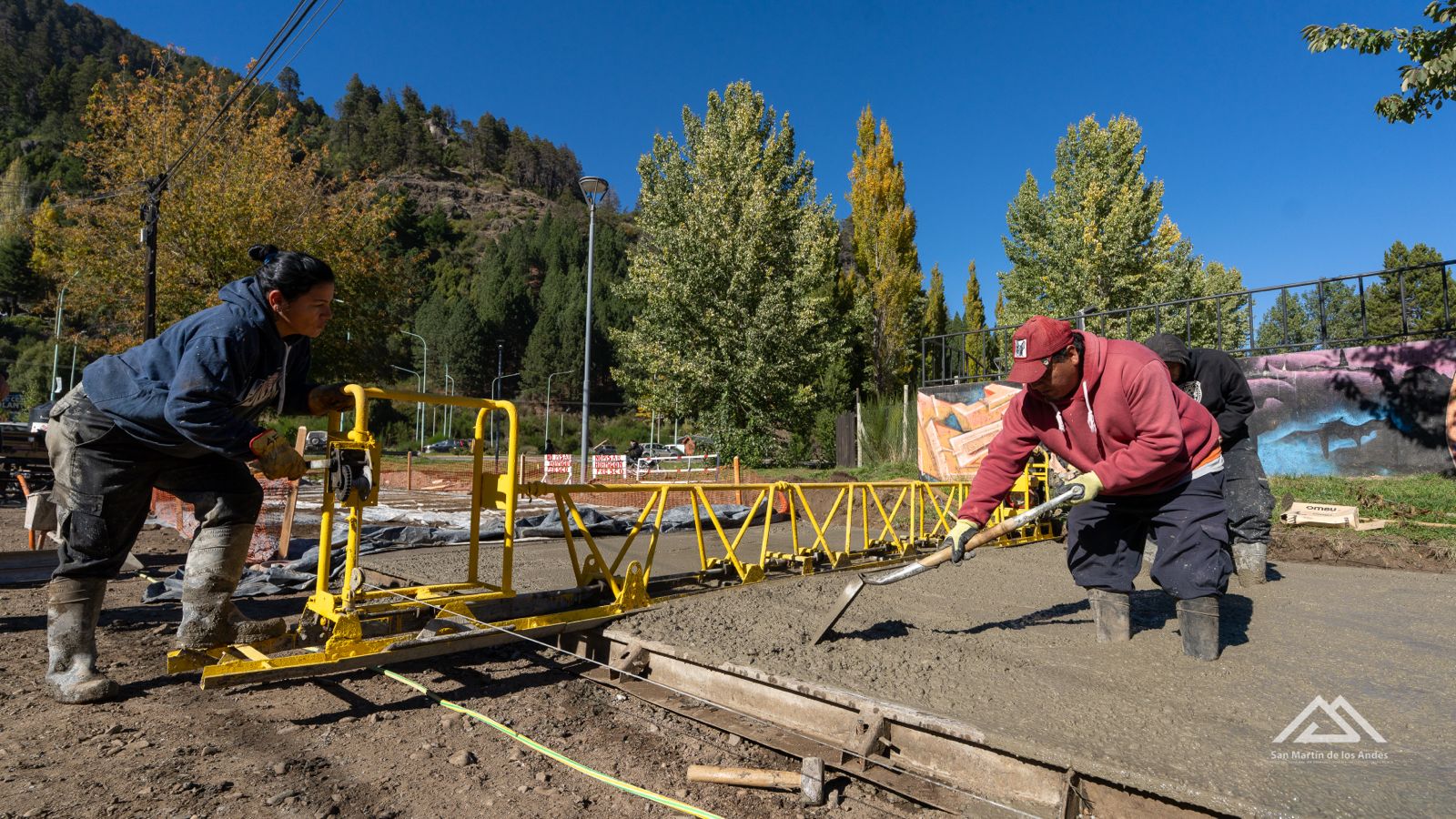 La municipalidad trabaja simultáneamente en cuatro obras