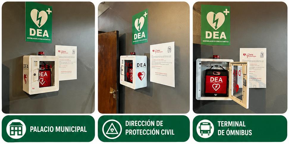Instalan un desfibrilador externo automático en la terminal de ómnibus