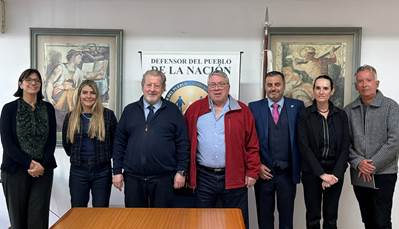 La Defensoría del Pueblo de la Nación recibió la visita de defensores del pueblo de la provincia de Neuquén.