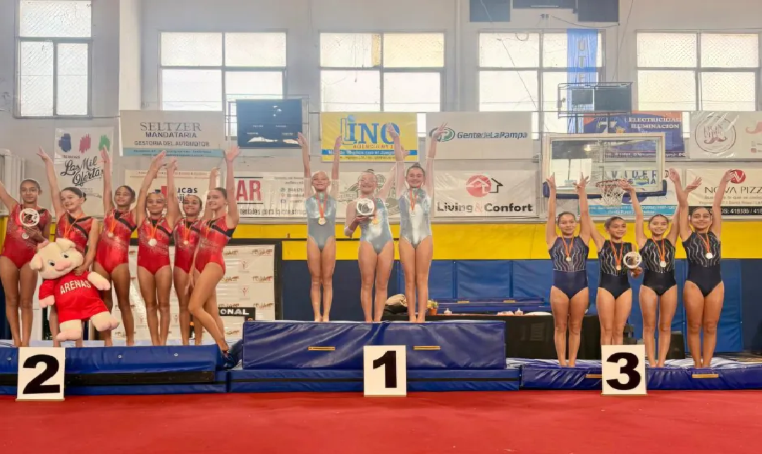 Gimnastas sanmartinenses se consagran campeonas regionales