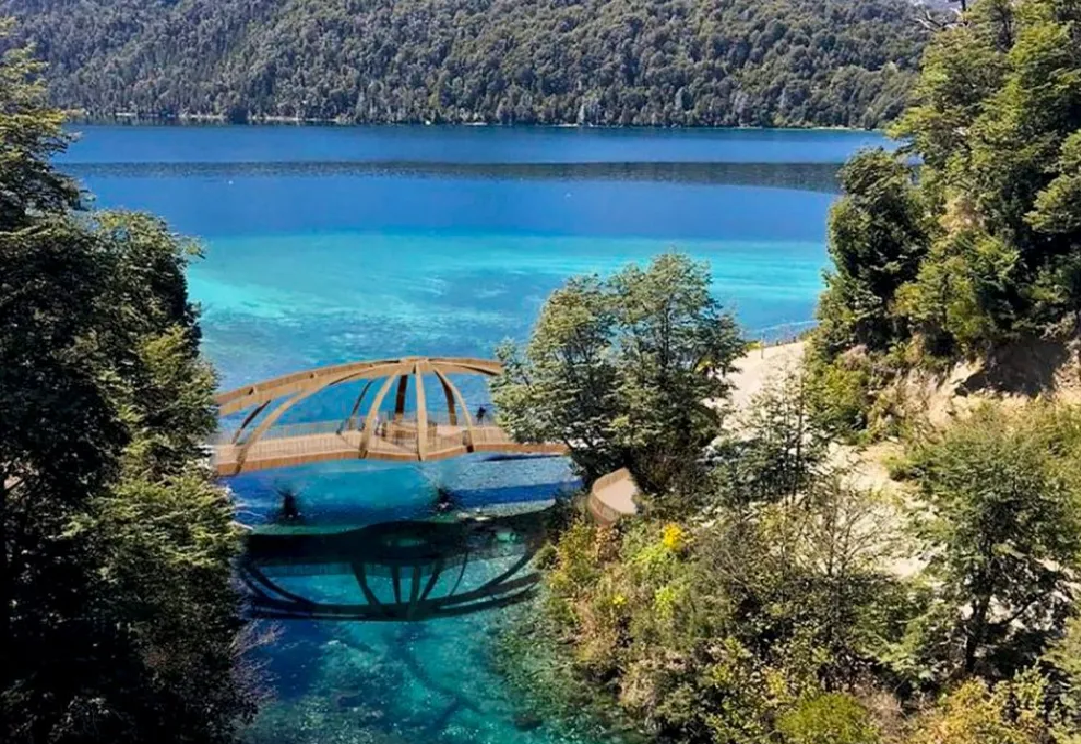 Villa La Angostura: proyectan nuevo puente peatonal en el Río Correntoso