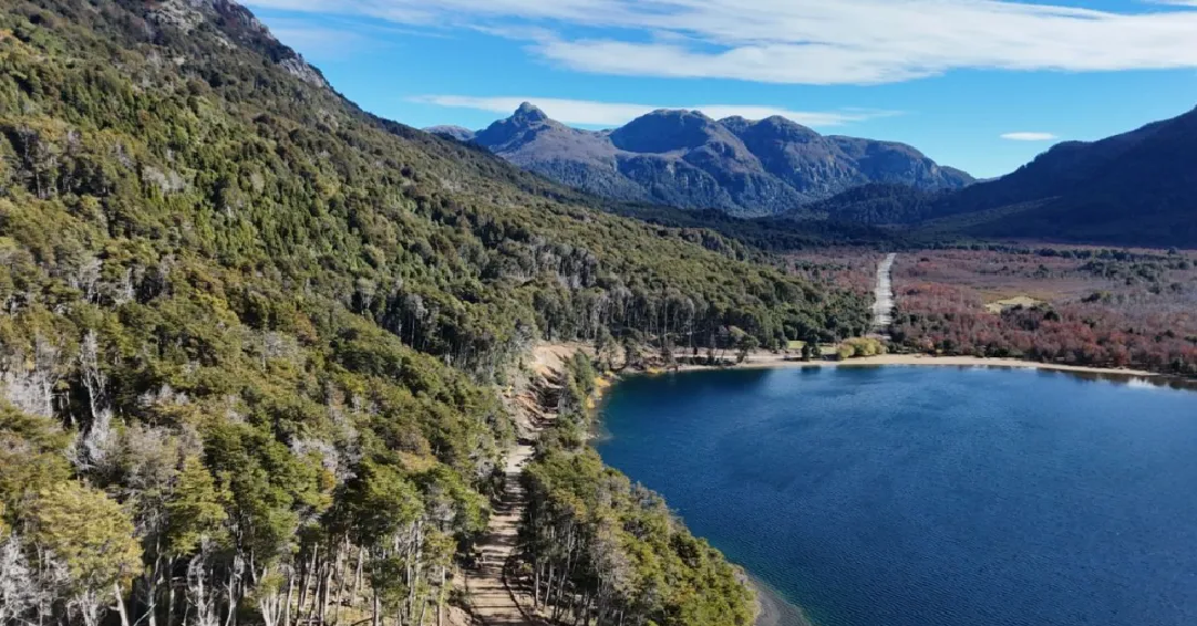 Más del 54% de la obra ejecutada en la Ruta Provincial N°65 hacia Villa Traful.