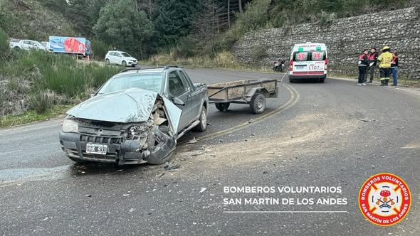 Incidente vial sobre Ruta Provincial N°62