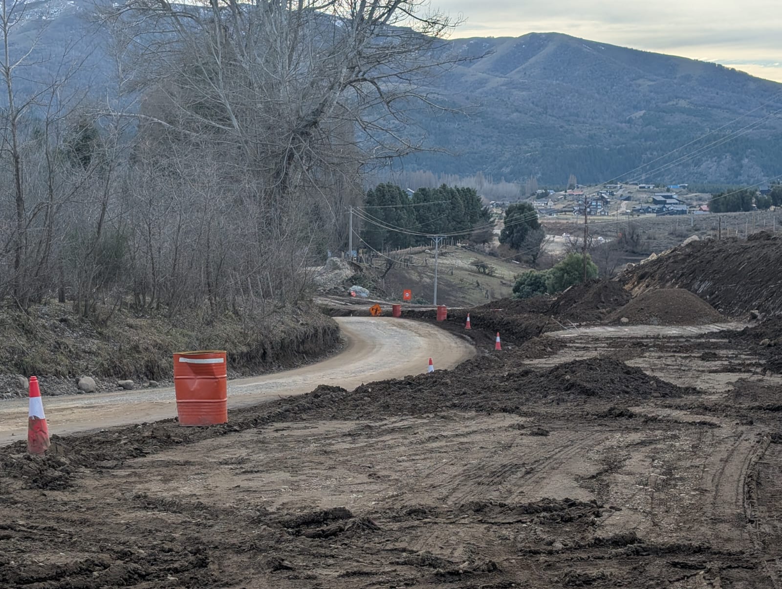 Piden obras para mitigar riesgos en la Ruta a Villa Lago Lolog