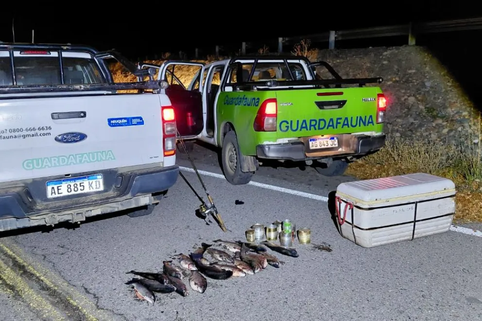 Se labraron once actas de infracción por pesca nocturna