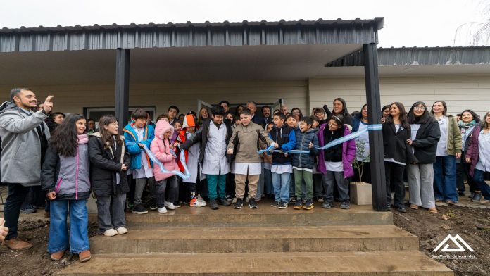 Escuela N° 313, otro establecimiento ampliado y renovado