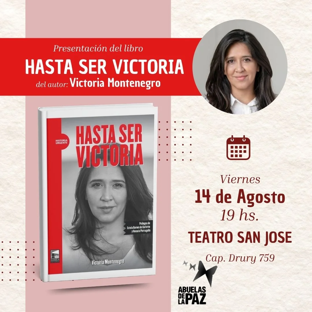 Presentación del libro “Hasta ser Victoria”, de Victoria Montenegro