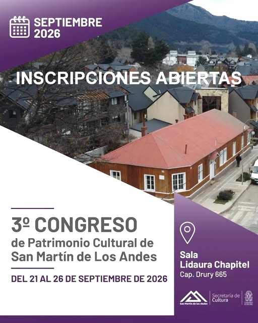 Tercer Congreso de Patrimonio Cultural de San Martin de los Andes