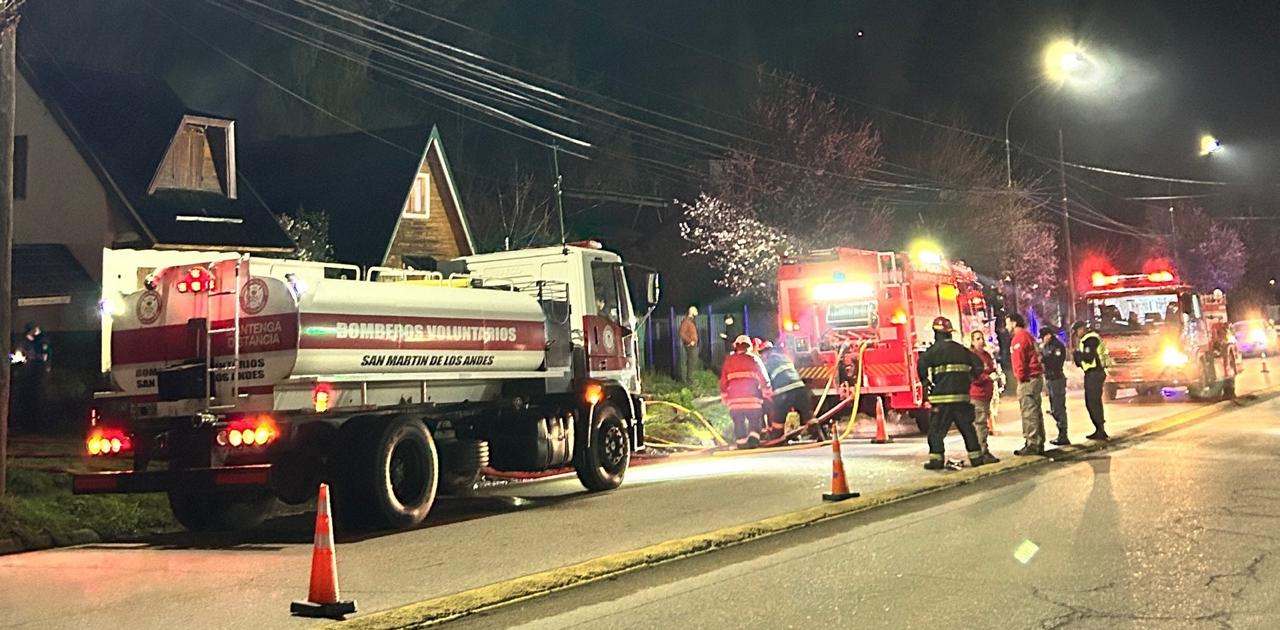 Informe de bomberos por incendio de vivienda en Avenida Koessler