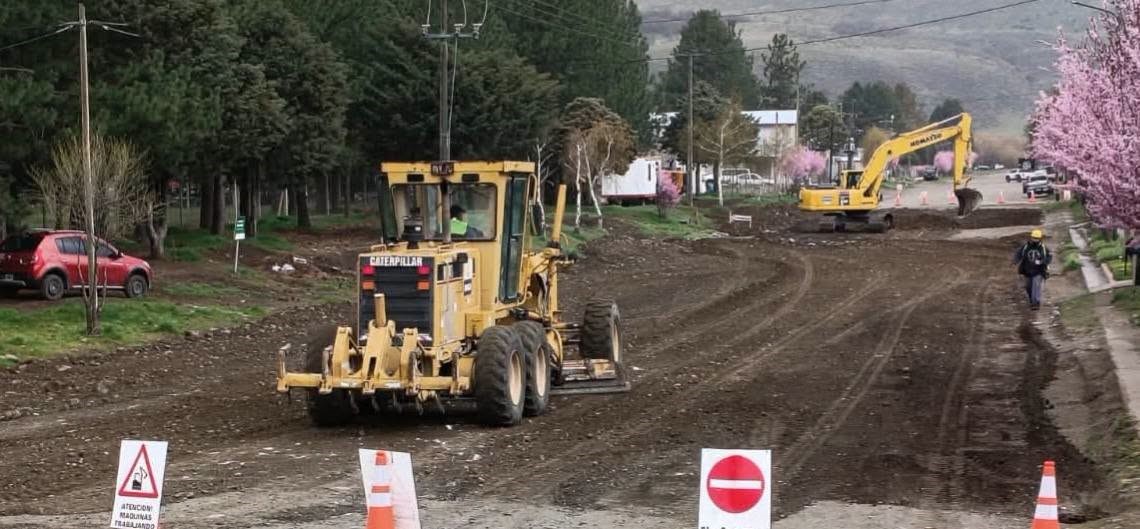 Comenzó la pavimentación de 73 cuadras en Junin de los Andes