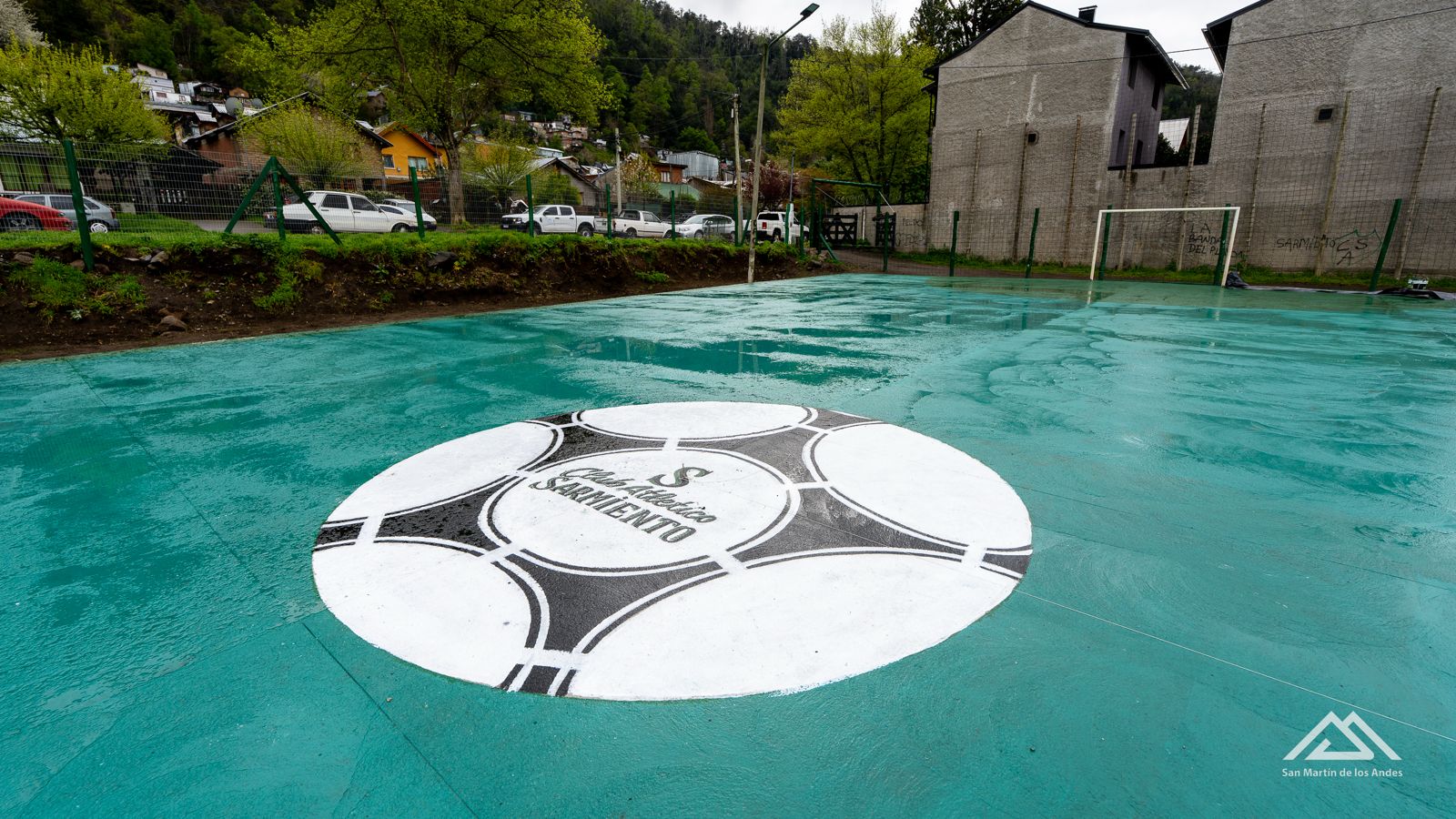 Finaliza la obra de renovación del playón del Club Atlético, Social y Cultural Sarmiento.