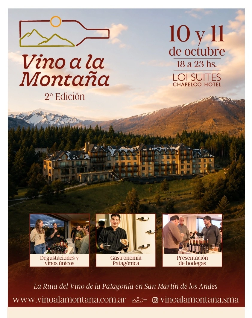 “Vino a la Montaña”, la feria de bodegas de la Patagonia en San Martín de los Andes